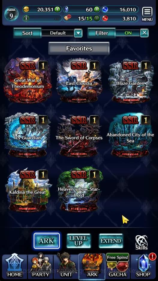 Last Cloudia Accounts GLOBAL|Rank 9|Top Tier Unit [Emperor Lonardo,Arkh image 2