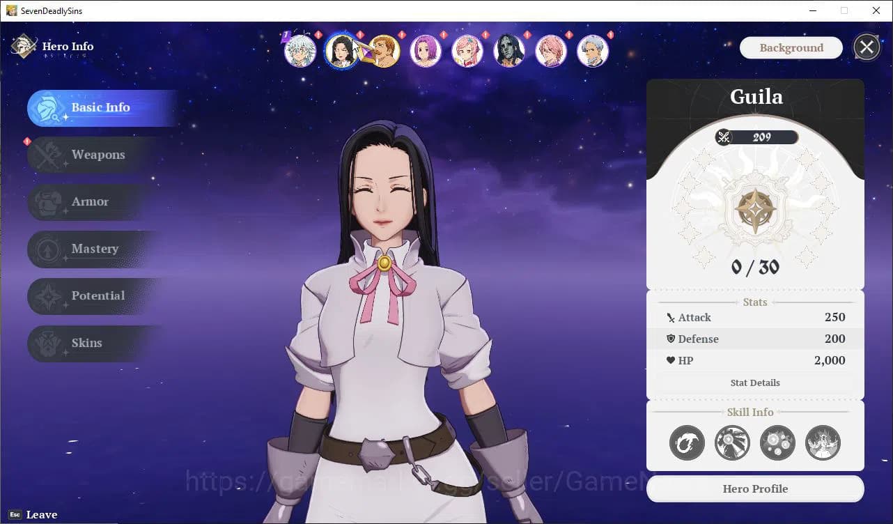 The Seven Deadly Sins: Origin Accounts EUROPE | Fresh Starter Lv 2 |2 SSR| Escanor, Guila image 2