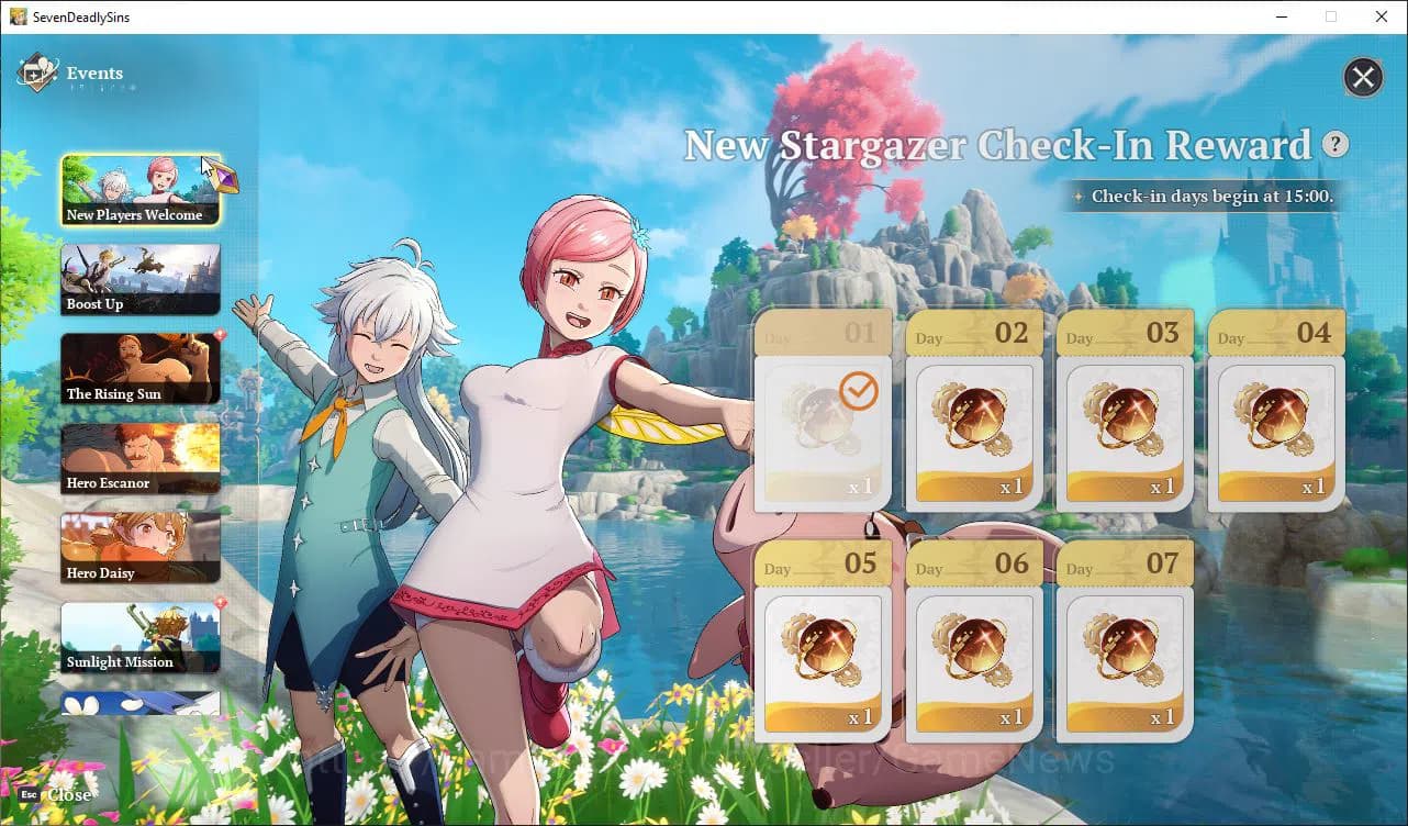 The Seven Deadly Sins: Origin Accounts EUROPE | Fresh Starter Lv 2 |2 SSR| Escanor, Guila image 5