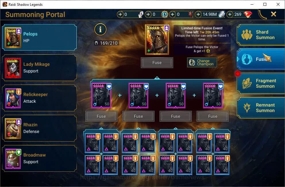 Raid: Shadow Legends Accounts Lv49 683K Power|19 Legendary(Xenomorph,Ninja,Draco image 19