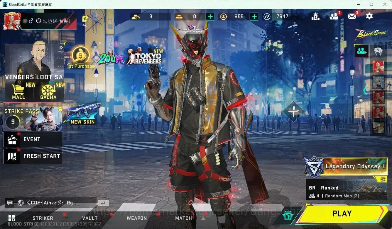Blood Strike Accounts ASIA | ETERNAL: Desert Eagle Scorpius | 2 7DS: QBZ image 13