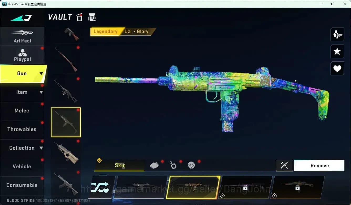Blood Strike Accounts ASIA | ETERNAL: Desert Eagle Scorpius | 2 7DS: QBZ image 5