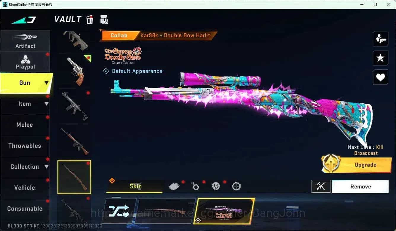 Blood Strike Accounts ASIA | ETERNAL: Desert Eagle Scorpius | 2 7DS: QBZ image 6
