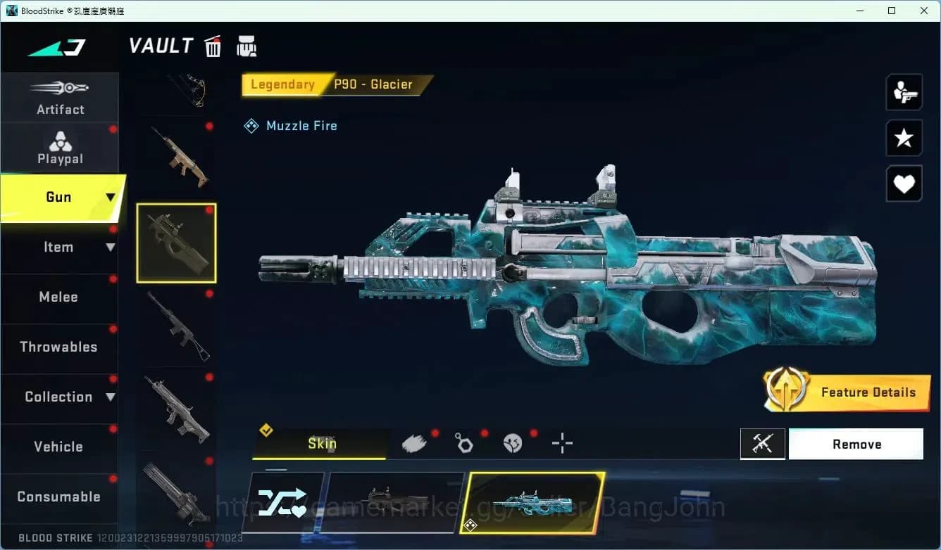 Blood Strike Accounts ASIA | ETERNAL: Desert Eagle Scorpius | 2 7DS: QBZ image 8