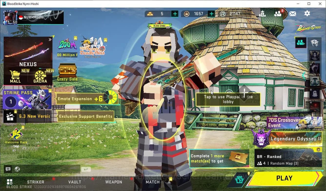 Blood Strike Accounts ASIA|ETERNAL Karl98k-NetherFlame+MELE TalonKnife|8 image 1