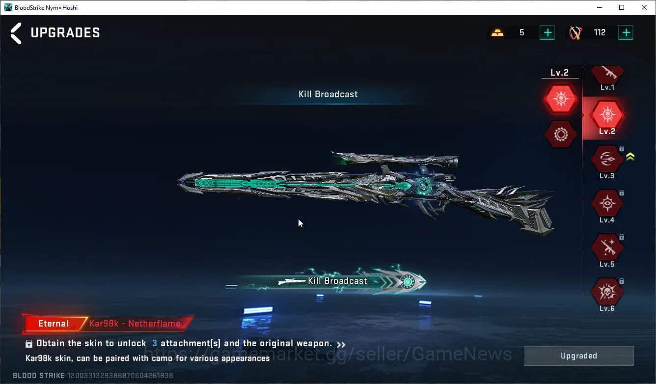 Blood Strike Accounts ASIA|ETERNAL Karl98k-NetherFlame+MELE TalonKnife|8 image 13