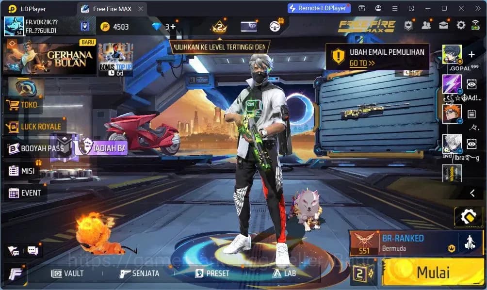 Free Fire Accounts Indonesia | Vault 98 | SG Terompet | SG Lumut | Bu image 1