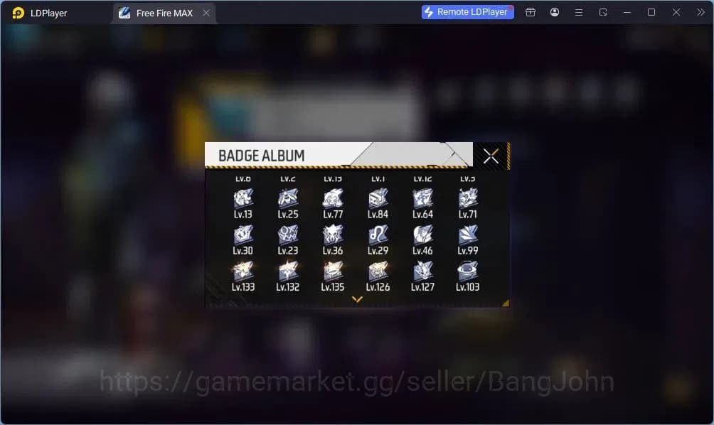 Free Fire Accounts Indonesia | Vault 98 | SG Terompet | SG Lumut | Bu image 10