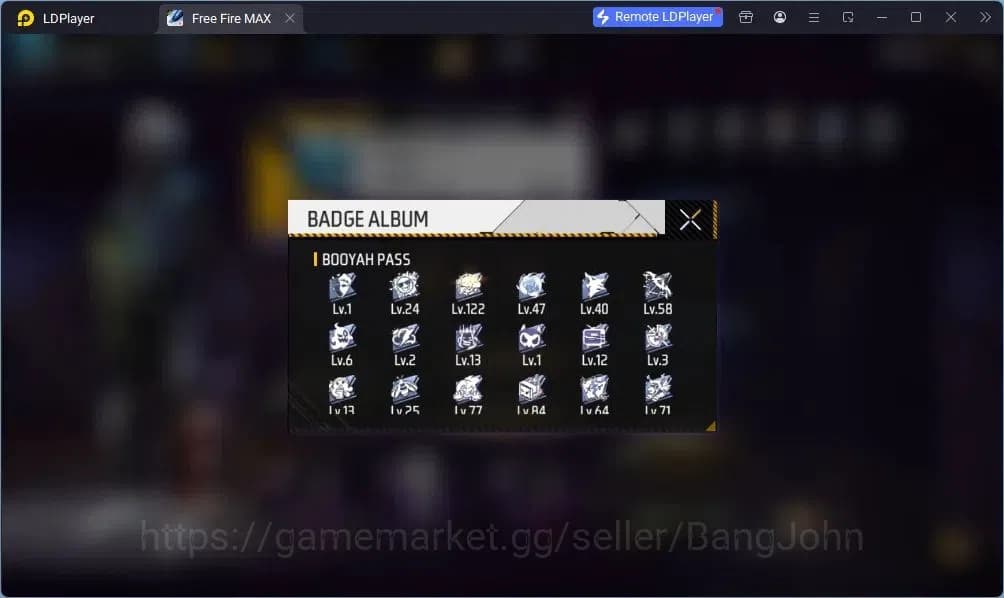 Free Fire Accounts Indonesia | Vault 98 | SG Terompet | SG Lumut | Bu image 11