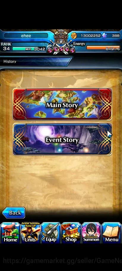 Grand Summoners Accounts Global |Rank 34|388 CC|12 Ascend+4 TW|[Liza,Chloe, image 4