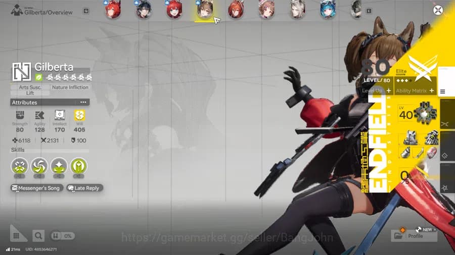 Arknights: Endfield Accounts ASIA | Level 52 | 3 Limit+1 Sign | Laevatain Sign, image 3