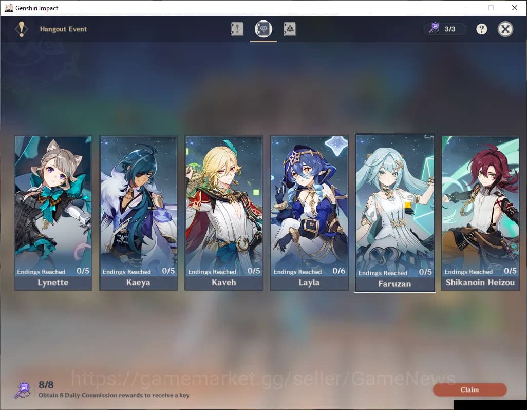 Genshin Impact Accounts ASIA|AR57|PremTeam Mavuika|11Limited+4(*5Weapon)|V image 14