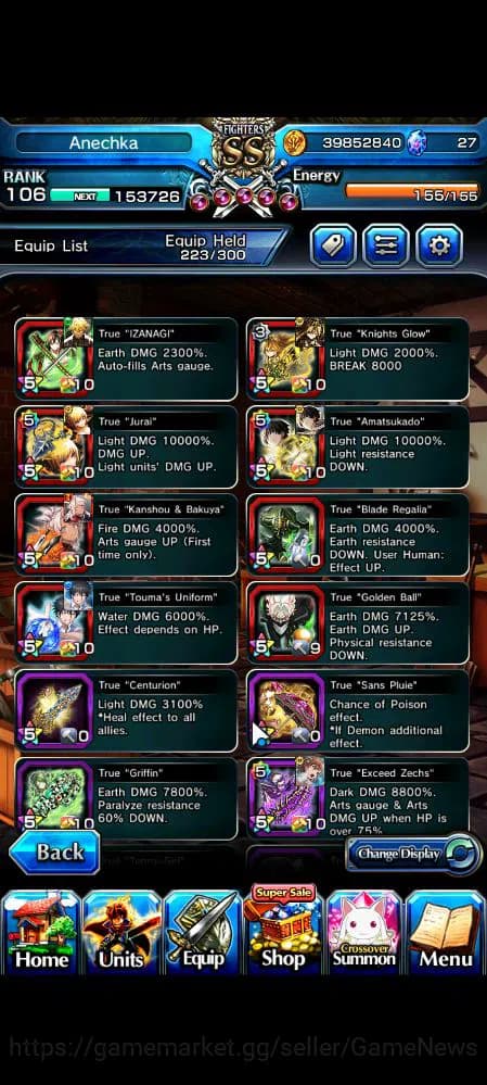 Grand Summoners Accounts Global|Rank 106|21 Ascend|[Inumuta,Touma,Emiya,Mik image 5