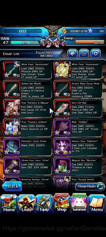 Grand Summoners Accounts Global|Rank 47|Fresh Story|30 RGB|11 Ascend|Roy,To image 11