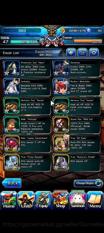 Grand Summoners Accounts Global|Rank 47|Fresh Story|30 RGB|11 Ascend|Roy,To image 13