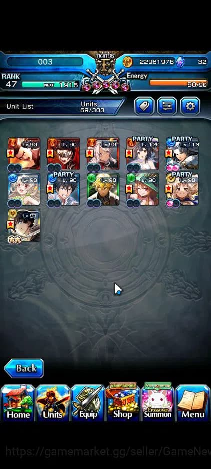 Grand Summoners Accounts Global|Rank 47|Fresh Story|30 RGB|11 Ascend|Roy,To image 4