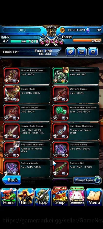 Grand Summoners Accounts Global|Rank 47|Fresh Story|30 RGB|11 Ascend|Roy,To image 6