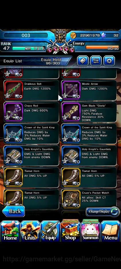 Grand Summoners Accounts Global|Rank 47|Fresh Story|30 RGB|11 Ascend|Roy,To image 7