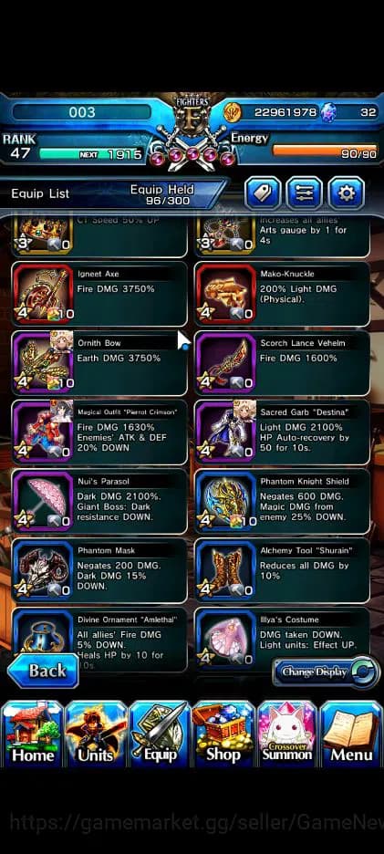 Grand Summoners Accounts Global|Rank 47|Fresh Story|30 RGB|11 Ascend|Roy,To image 8