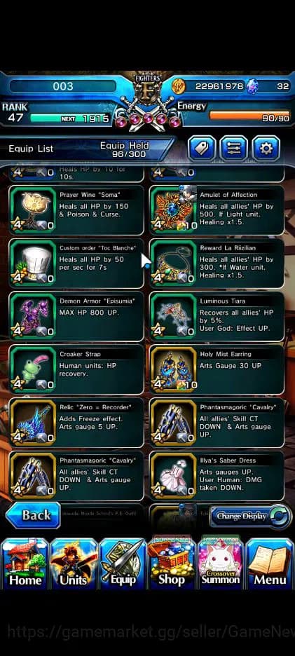 Grand Summoners Accounts Global|Rank 47|Fresh Story|30 RGB|11 Ascend|Roy,To image 9