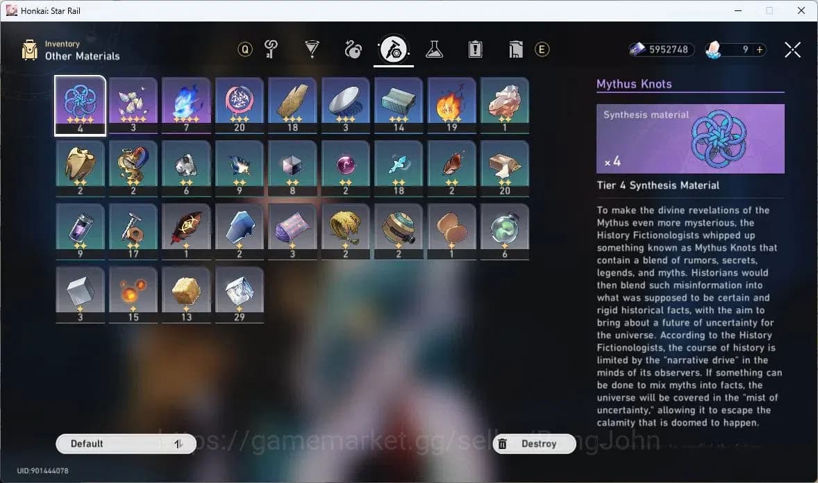 Honkai Star Rail Accounts TW,HK,MO | TL29 |Dan Heng PT Lv40|Sparkle Lv40|Yao image 14