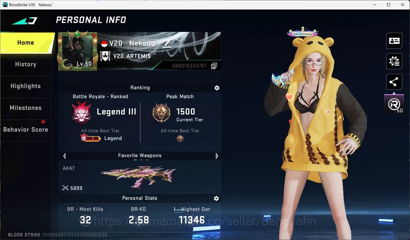 Blood Strike Accounts ASIA | ethan bleach,ultra (emma, kraken, volt, zer image 1