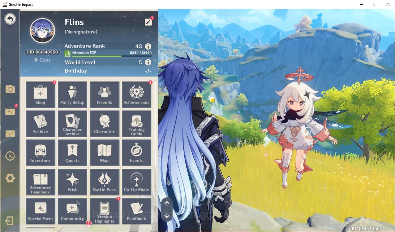 Genshin Impact Accounts ASIA | AR 43, flins, columbinna, yumemizu, dehya m image 1