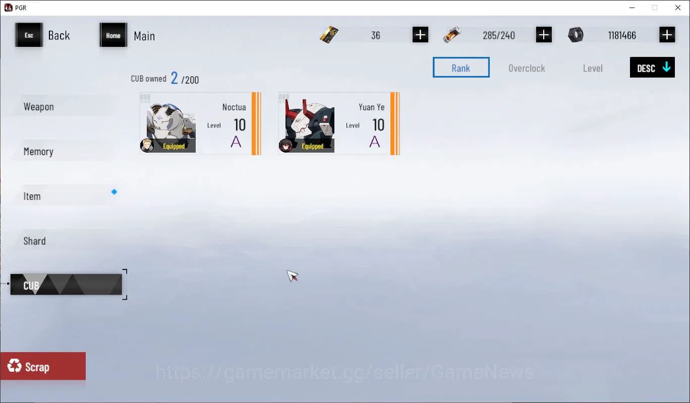 Punishing: Gray Raven Accounts ASIA | Midgame Plume SS+Sign, Rozen SS, S Member ( image 13