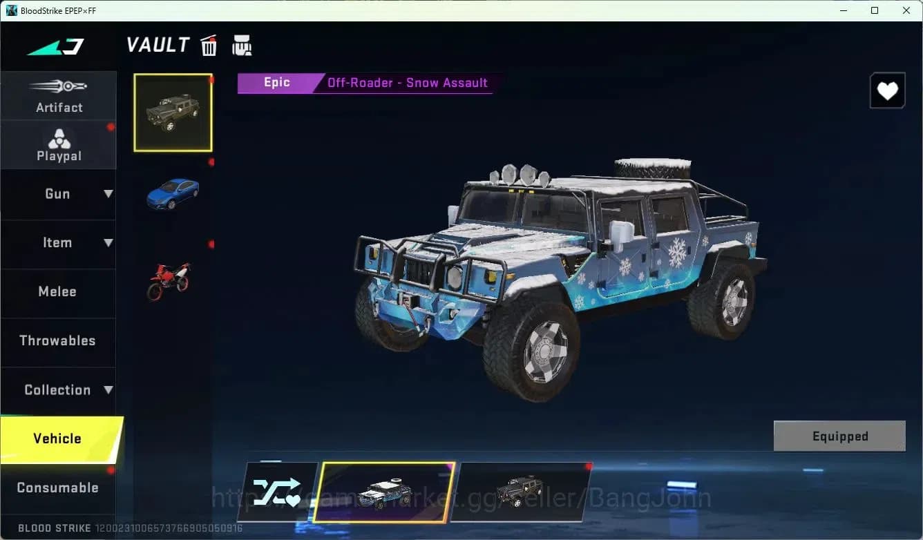 Blood Strike Accounts ASIA | 2 Collab Skins | 1 Eternal Skins | 3 Limite image 12