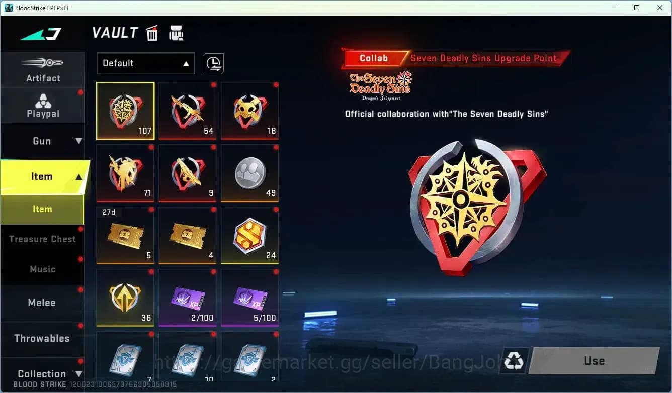 Blood Strike Accounts ASIA | 2 Collab Skins | 1 Eternal Skins | 3 Limite image 19