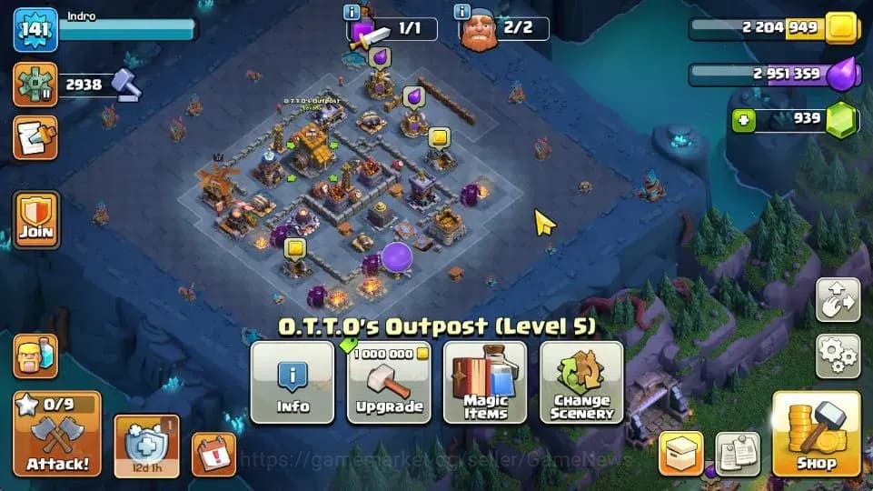 Clash of Clans Accounts TH 16-BH 10|LV 141|Limited Skin|HH 9|BK 64,AQ 70,G image 7