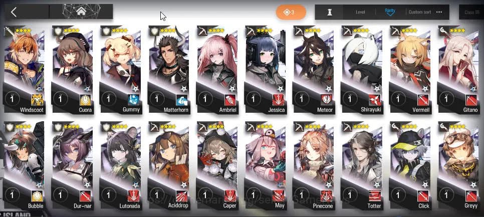 Arknights Accounts Lv 55|157 OP + 7 Skin| 7 Limited |Wis'adel,Sakiko image 16