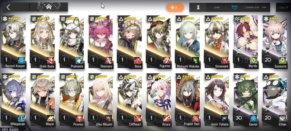 Arknights Accounts Lv 55|157 OP + 7 Skin| 7 Limited |Wis'adel,Sakiko image 18