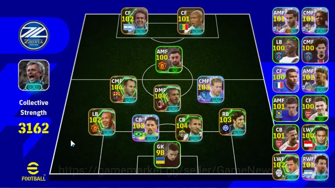 eFootball Accounts Mobile|Eden Hazard(PhenomenalPass),Neymar Jr(Blitz image 1
