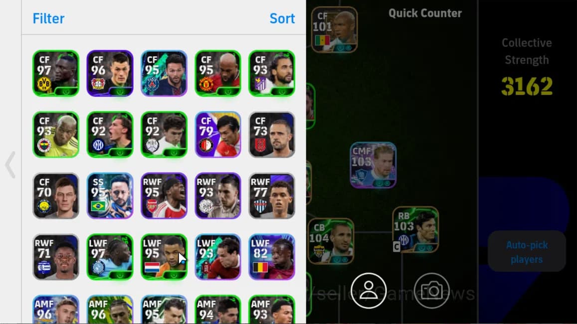 eFootball Accounts Mobile|Eden Hazard(PhenomenalPass),Neymar Jr(Blitz image 2