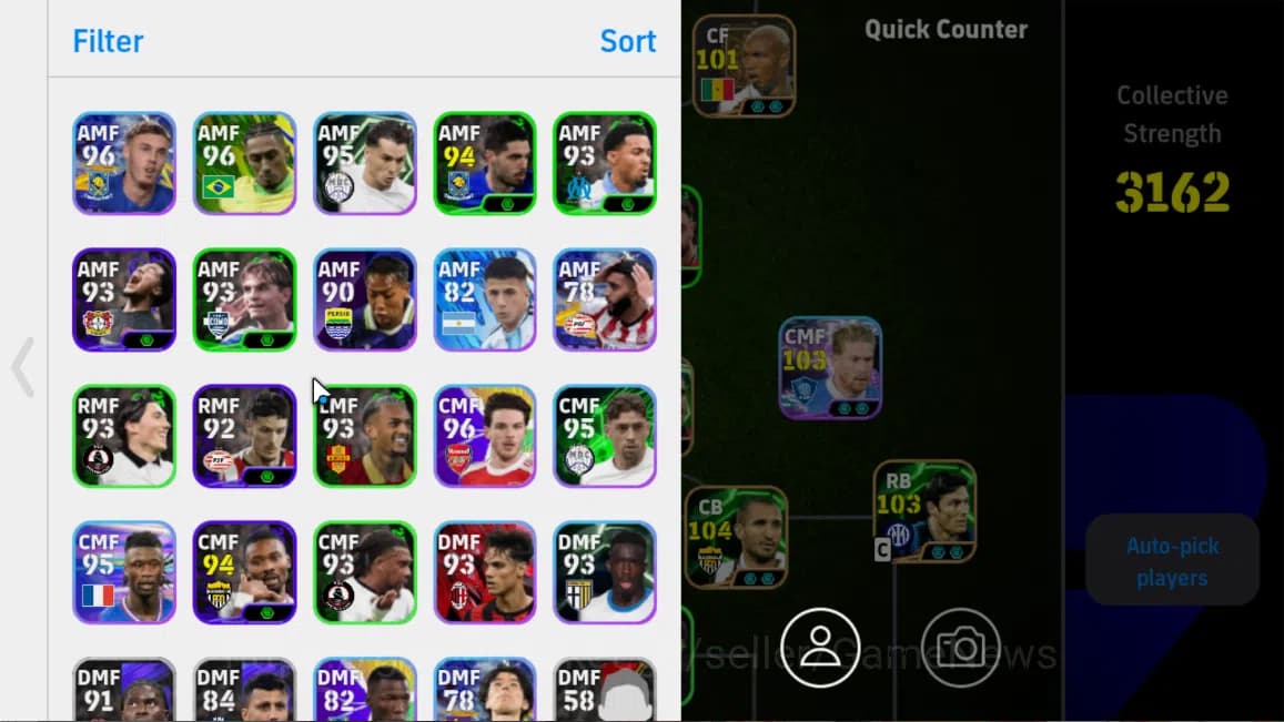 eFootball Accounts Mobile|Eden Hazard(PhenomenalPass),Neymar Jr(Blitz image 3