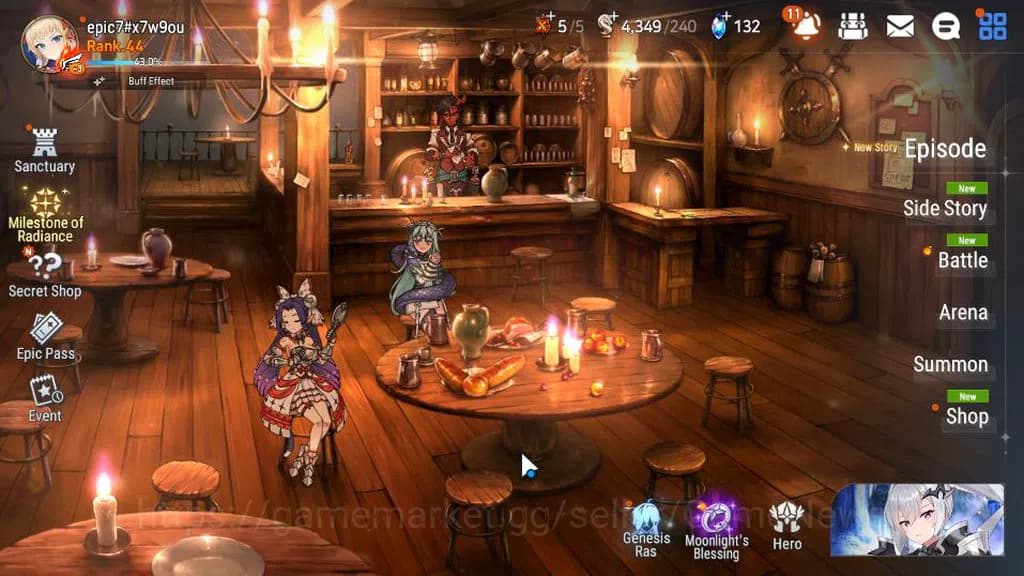 Epic Seven Accounts GLOBAL UNVERIF|New Era|5 ML(BArunka,DB Senya,SP Po image 1