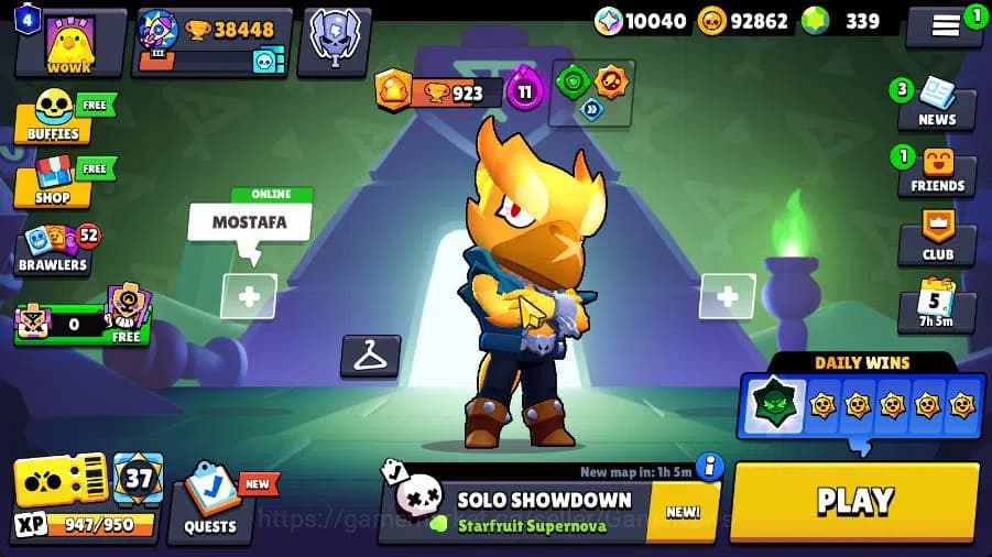 Brawl Stars Accounts 38448 Trophy|95 Brawlers 18 MAX Level|4 Hypercharg image 1