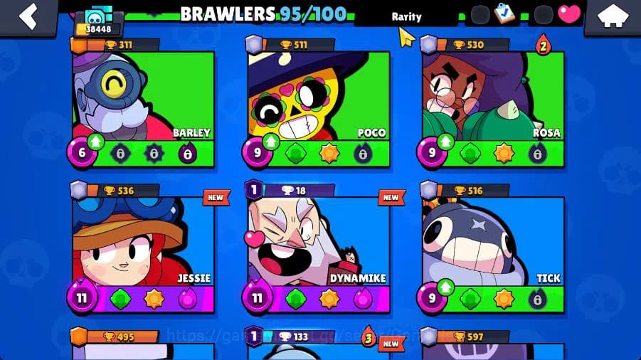Brawl Stars Accounts 38448 Trophy|95 Brawlers 18 MAX Level|4 Hypercharg image 4