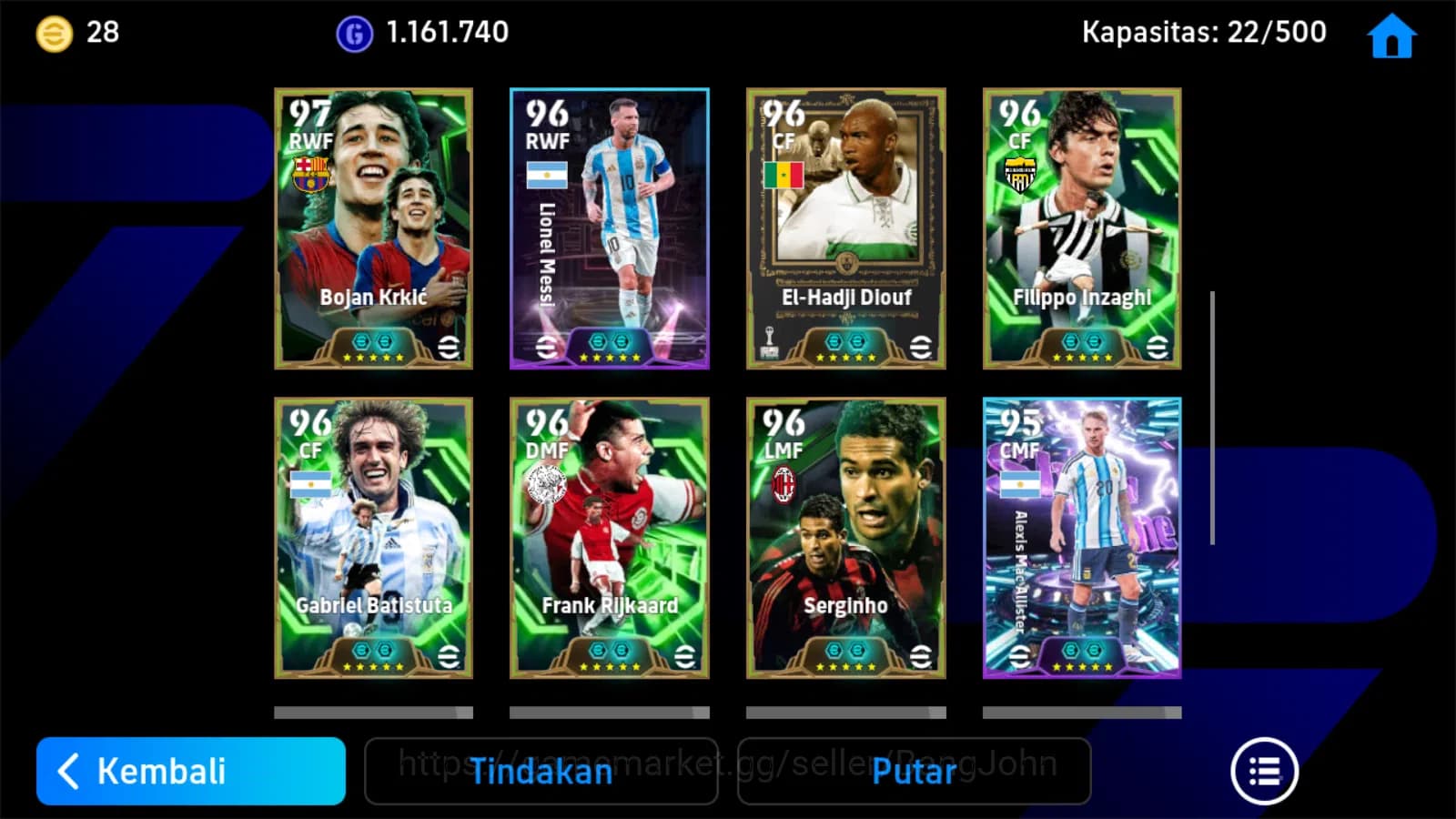eFootball Accounts Android|Pw 3189|Avarez show,Salah big,carlos epic, image 3