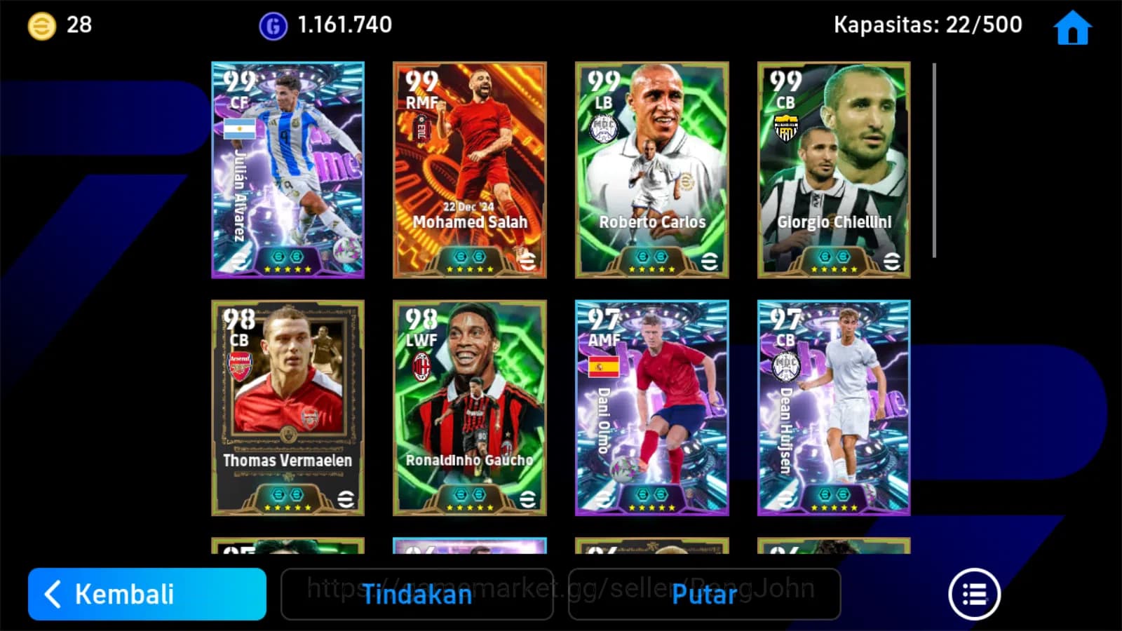 eFootball Accounts Android|Pw 3189|Avarez show,Salah big,carlos epic, image 4