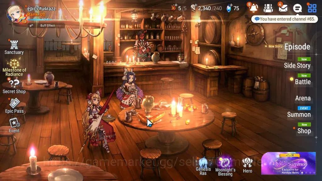 Epic Seven Accounts GLOBAL UNVERIF|New Era|7 ML(DB Senya,Harsetti,LS K image 1