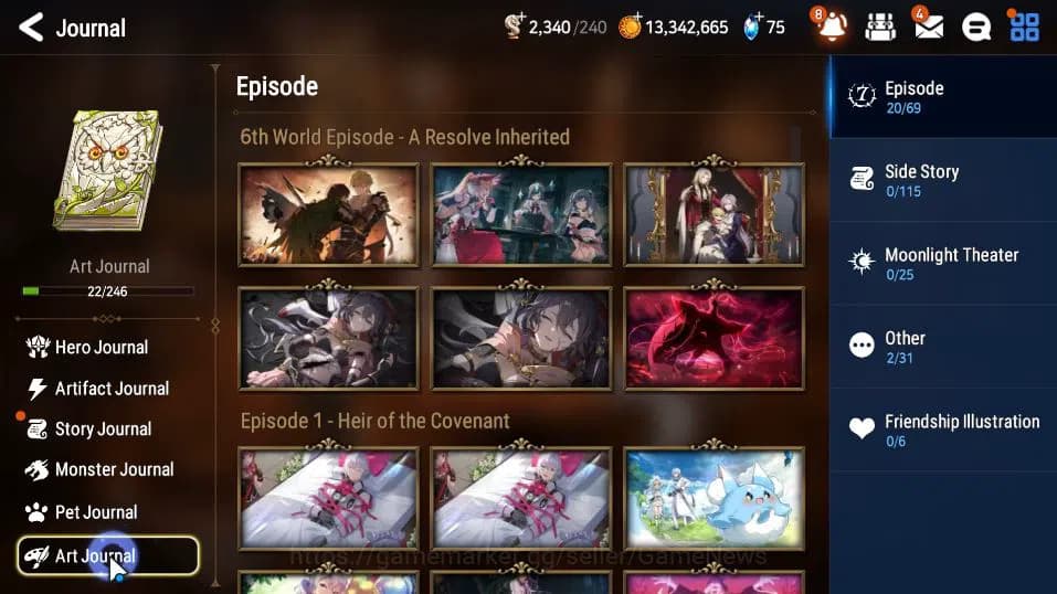 Epic Seven Accounts GLOBAL UNVERIF|New Era|7 ML(DB Senya,Harsetti,LS K image 12