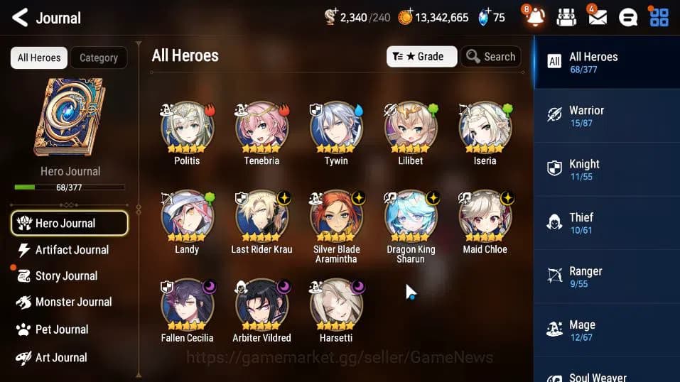 Epic Seven Accounts GLOBAL UNVERIF|New Era|7 ML(DB Senya,Harsetti,LS K image 17