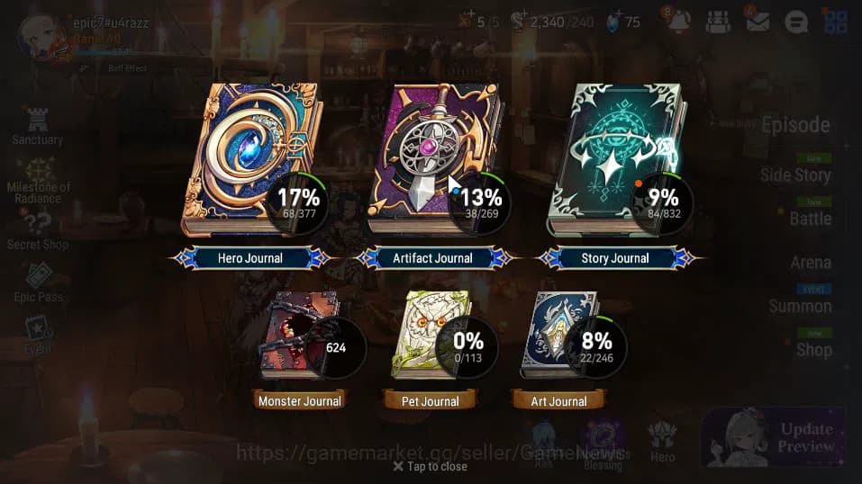 Epic Seven Accounts GLOBAL UNVERIF|New Era|7 ML(DB Senya,Harsetti,LS K image 18