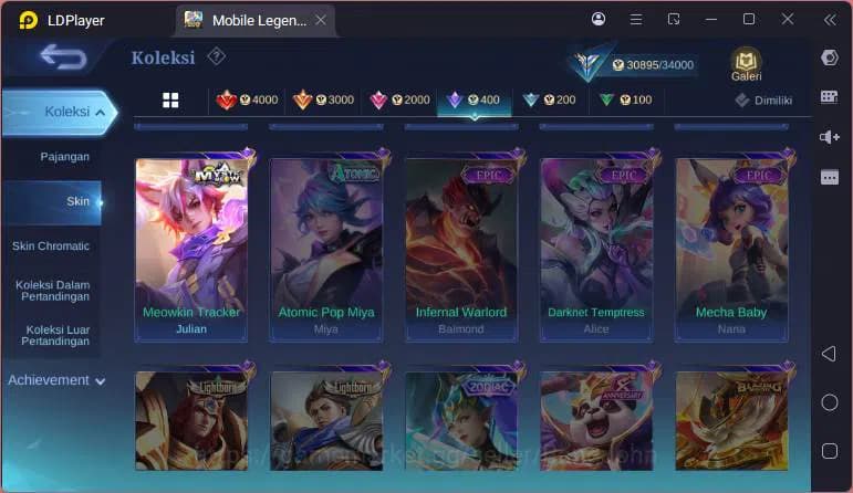 Mobile Legends: Bang Bang Accounts GLOBAL|Hero 82|Skin 119|Prime Granger,Valent Fanny image 13