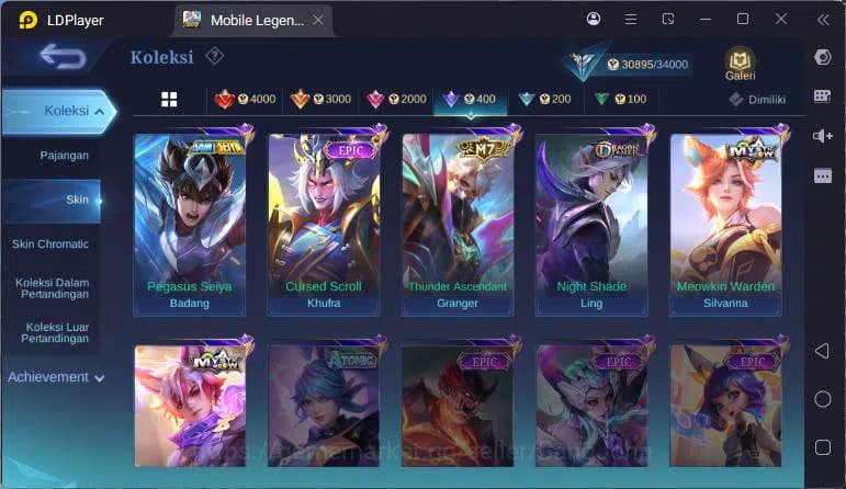 Mobile Legends: Bang Bang Accounts GLOBAL|Hero 82|Skin 119|Prime Granger,Valent Fanny image 14