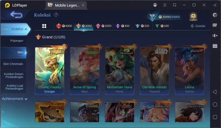 Mobile Legends: Bang Bang Accounts GLOBAL|Hero 82|Skin 119|Prime Granger,Valent Fanny image 17