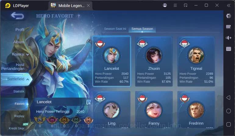 Mobile Legends: Bang Bang Accounts GLOBAL|Hero 82|Skin 119|Prime Granger,Valent Fanny image 19