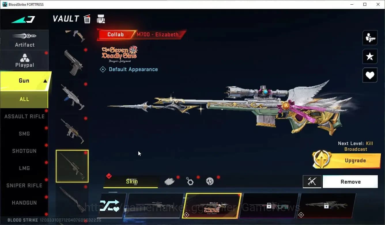 Blood Strike Accounts ASIA|MELE Kukri+Collab 7DS[M700-Elizabeth,AK47,Kar image 7